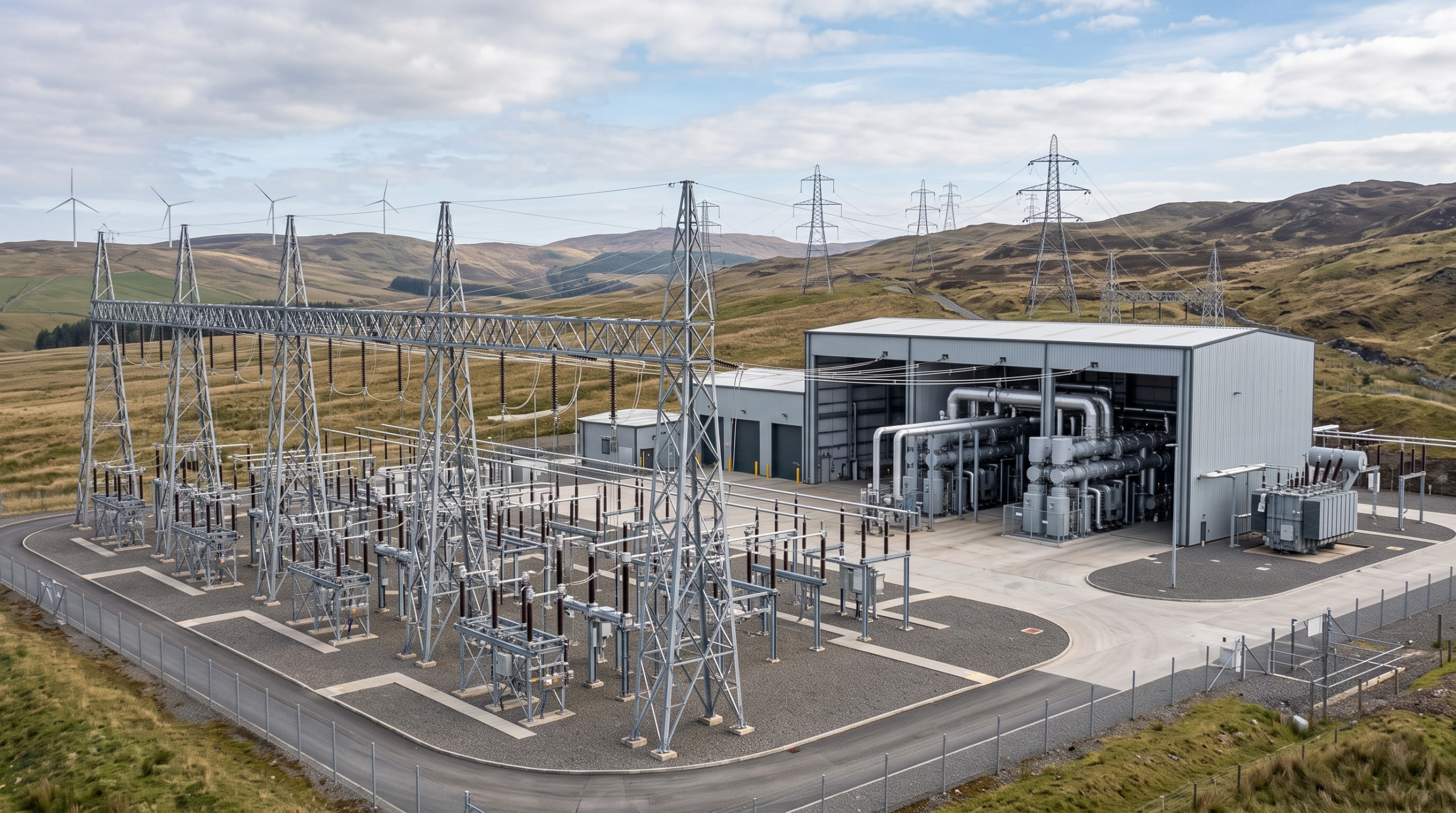Windyhill 400KV GIS/AIS Substation - S SEN Projects, GTDS, UK